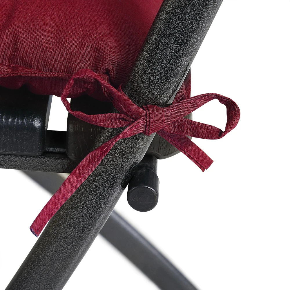 Sitzkissen 6er-Set Cozy Dunkelrot – Bild 6