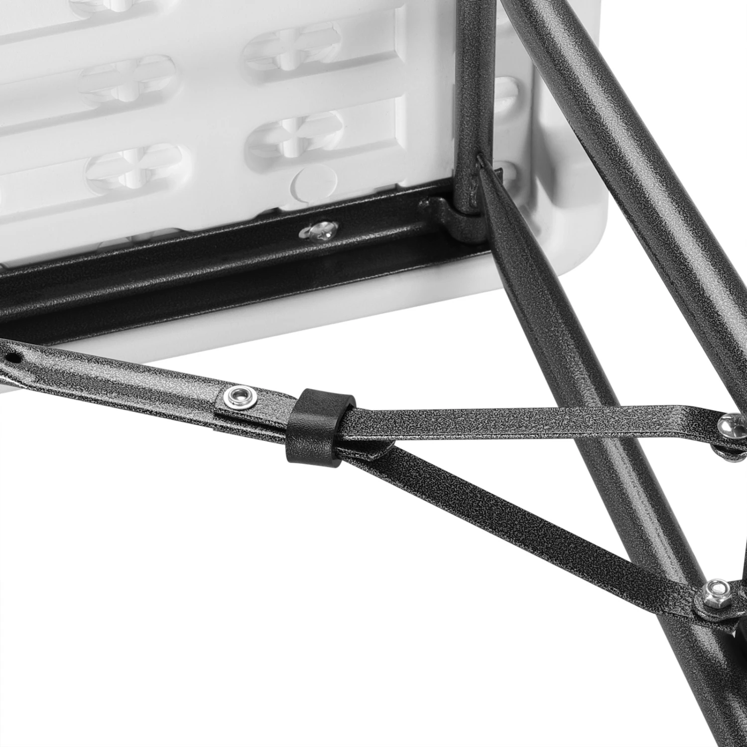 Bierbank 2er-Set Weiß Kunststoff 180cm – Bild 8