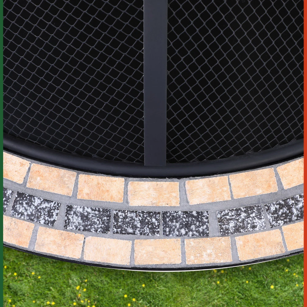 Feuerstelle Fuego Mosaik Rund – Bild 5