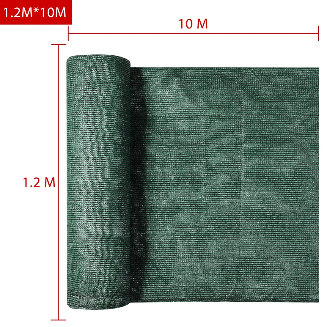 Balkonsichtschutz Dunkelgrün 1,2x10m – Bild 9