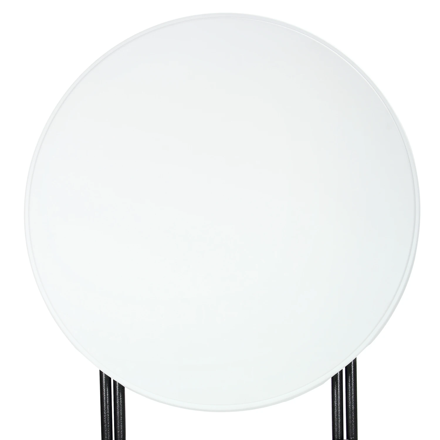 Stehtisch 2er-Set Weiß Kunststoff Ø75cm Klappbar – Bild 13