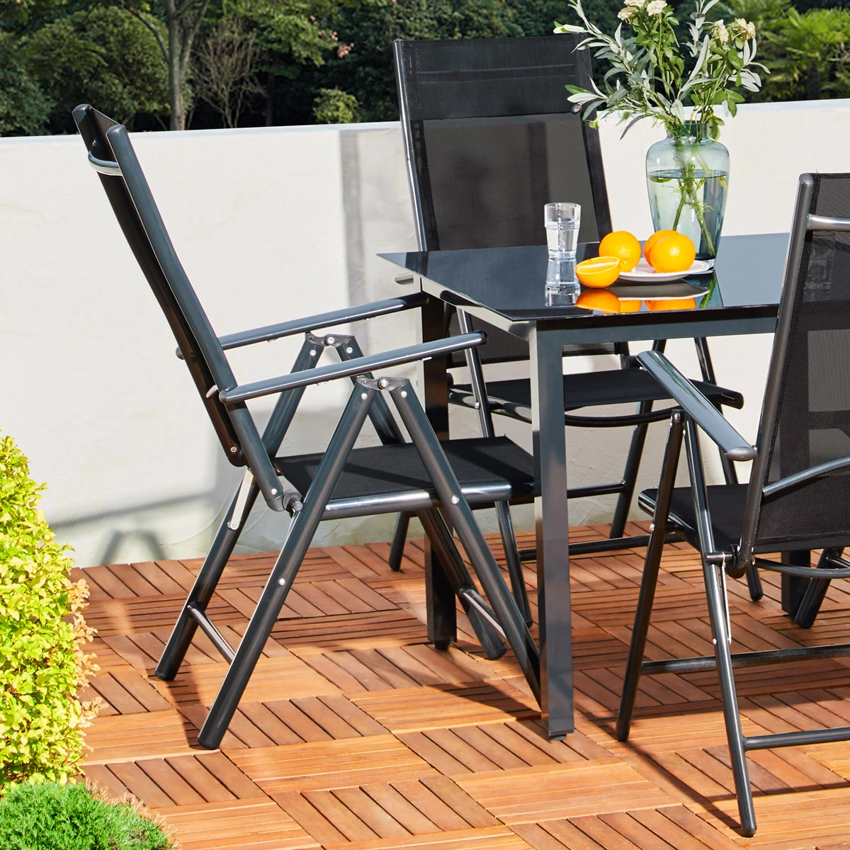 Gartenstuhl Bern 3er-Set Anthrazit â Bild 9