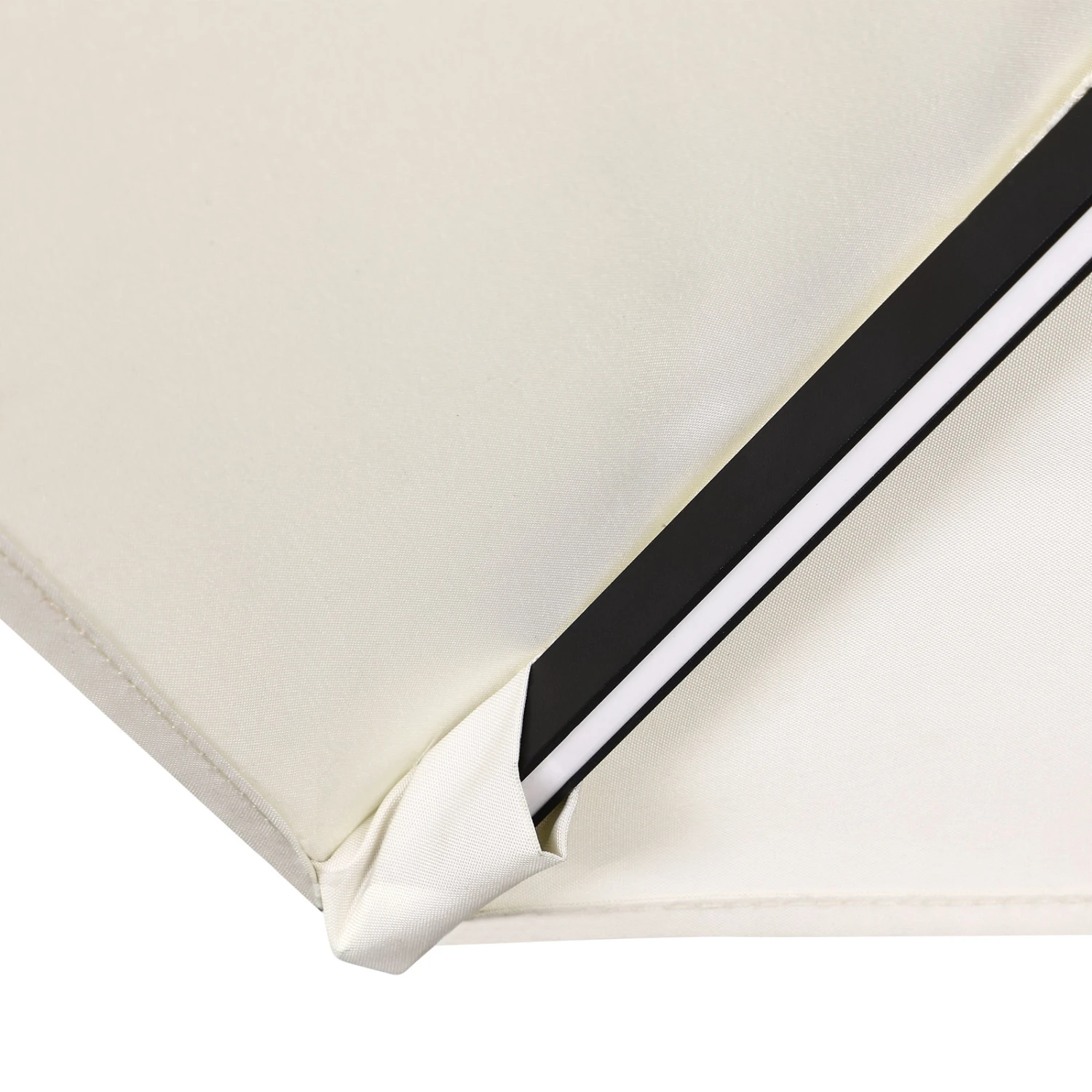 LED Solar Ampelschirm Mali Creme Ø330cm – Bild 4