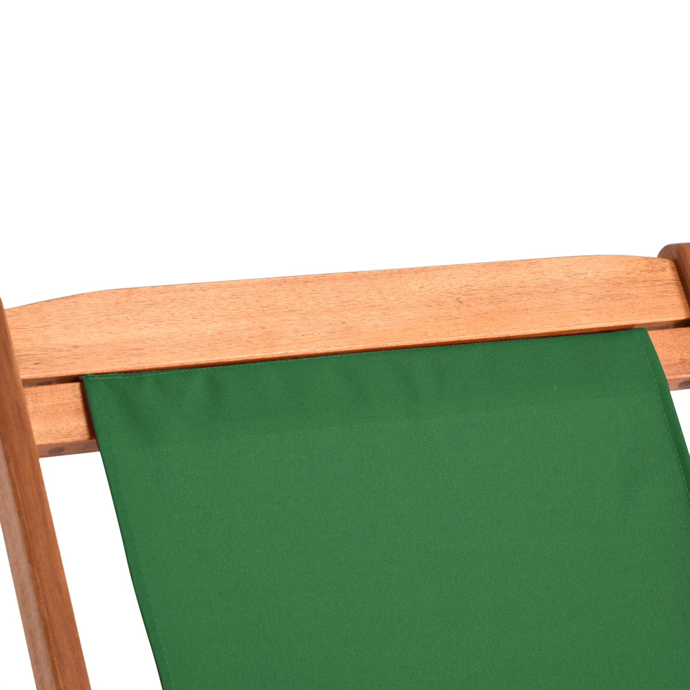 Sonnenliege Grün Akazienholz 94x60x94cm – Bild 7