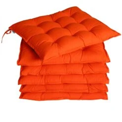 Sitzkissen 6er-Set Cozy Orange