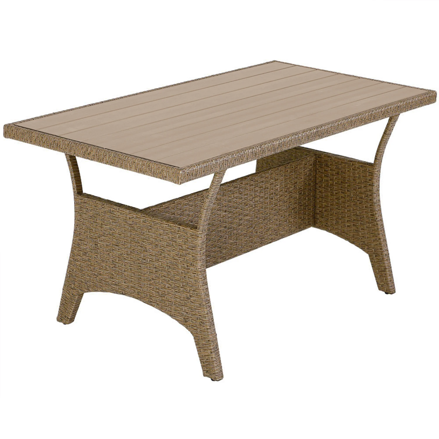 Polyrattan Ecklounge Creme/Beige Inkl. Kissen – Bild 10