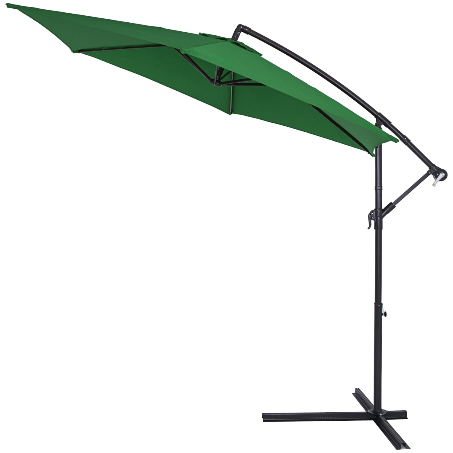 Ampelschirm Grün Alu Ø330cm UV-Schutz 50+ – Bild 4