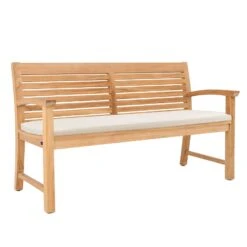 Bankauflage Toscana Weiß 150x50x7cm