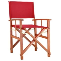 Regiestuhl Cannes Rot Eukalyptus FSC®-zertifiziert