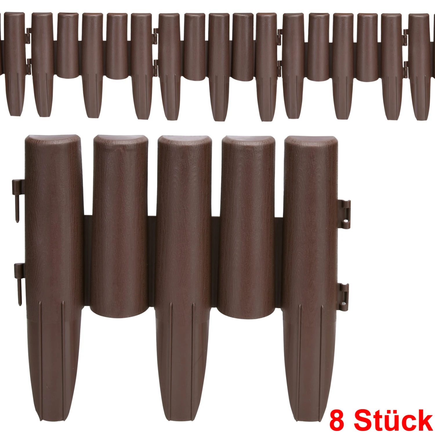 Beeteinfassung Braun 2,24m – Bild 2