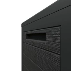 Auflagenbox Woody Anthrazit Holzoptik 280L