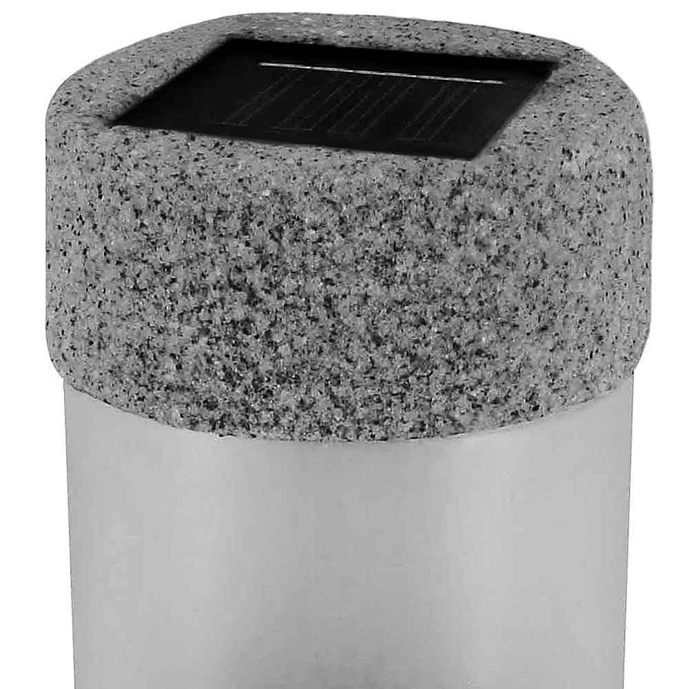 LED Solarlampe 8er-Set Steinoptik – Bild 3