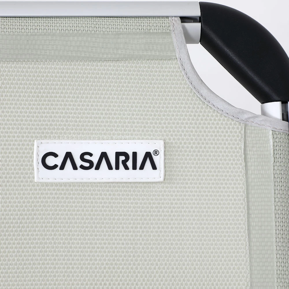 Sonnenliege Malta Creme Alu Mit Sonnendach – Bild 8