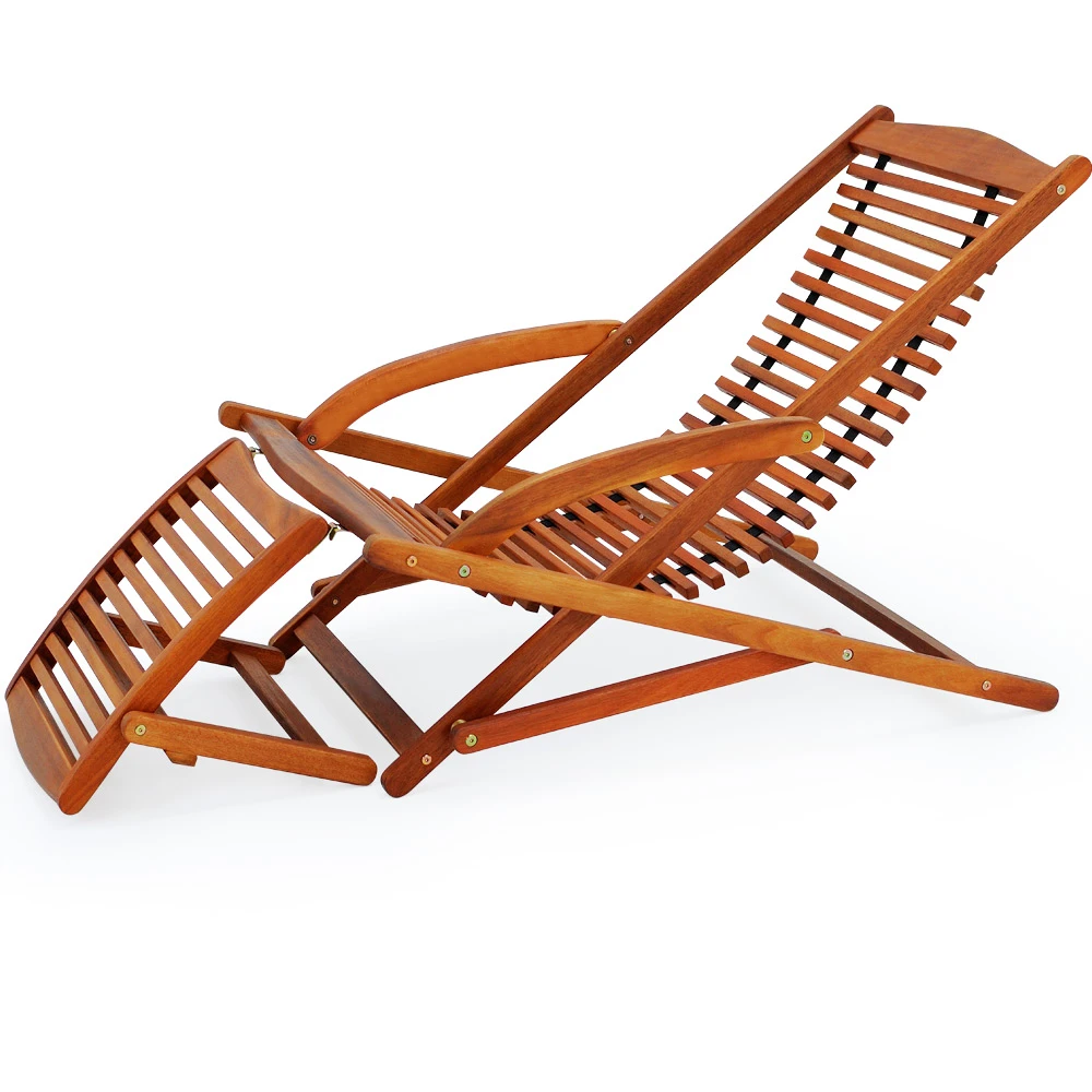 Sonnenliege Akazienholz Inkl. Kopfkissen â Bild 14