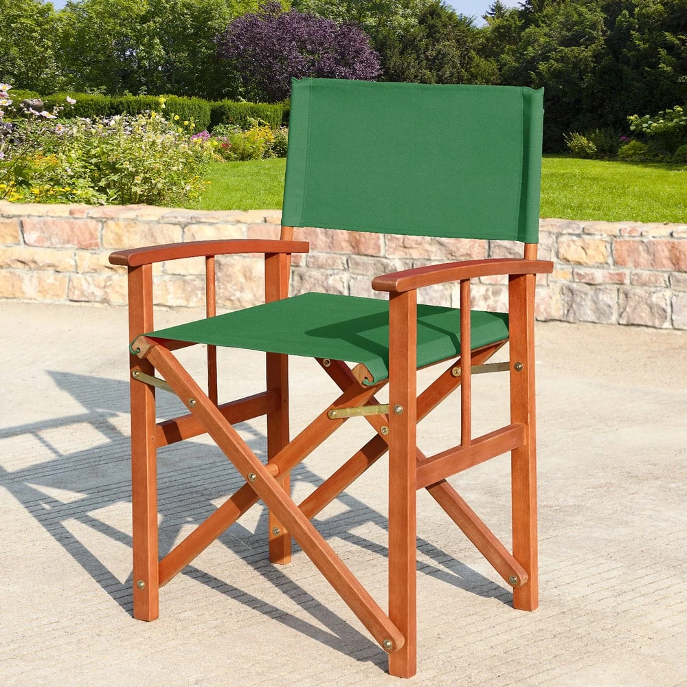 Regiestuhl Cannes 2er-Set Grün Eukalyptus FSC®-zertifiziert – Bild 7