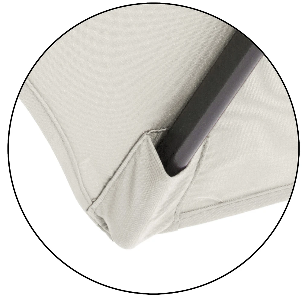 Ampelschirm Creme Alu Ø330cm UV-Schutz 50+ – Bild 2