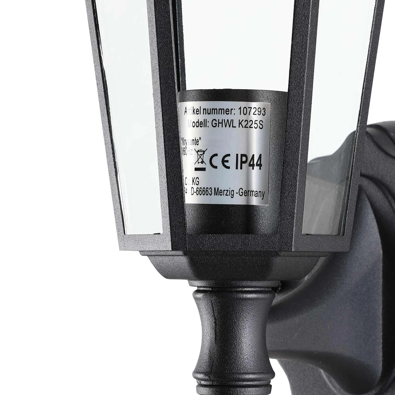 Wandleuchte Krysante Edelstahl – Bild 6