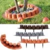 Beeteinfassung 4er-Set Terrakotta 16,2m