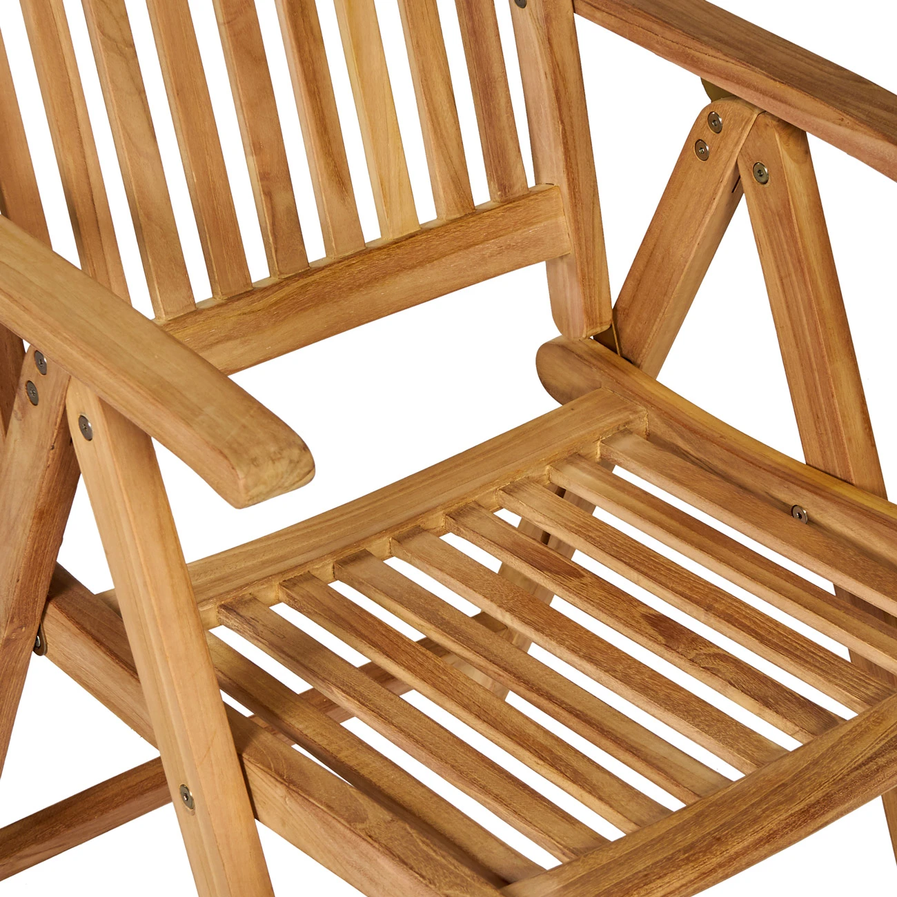 Gartenstuhl Bari 8er-Set Teakholz Klappbar – Bild 9