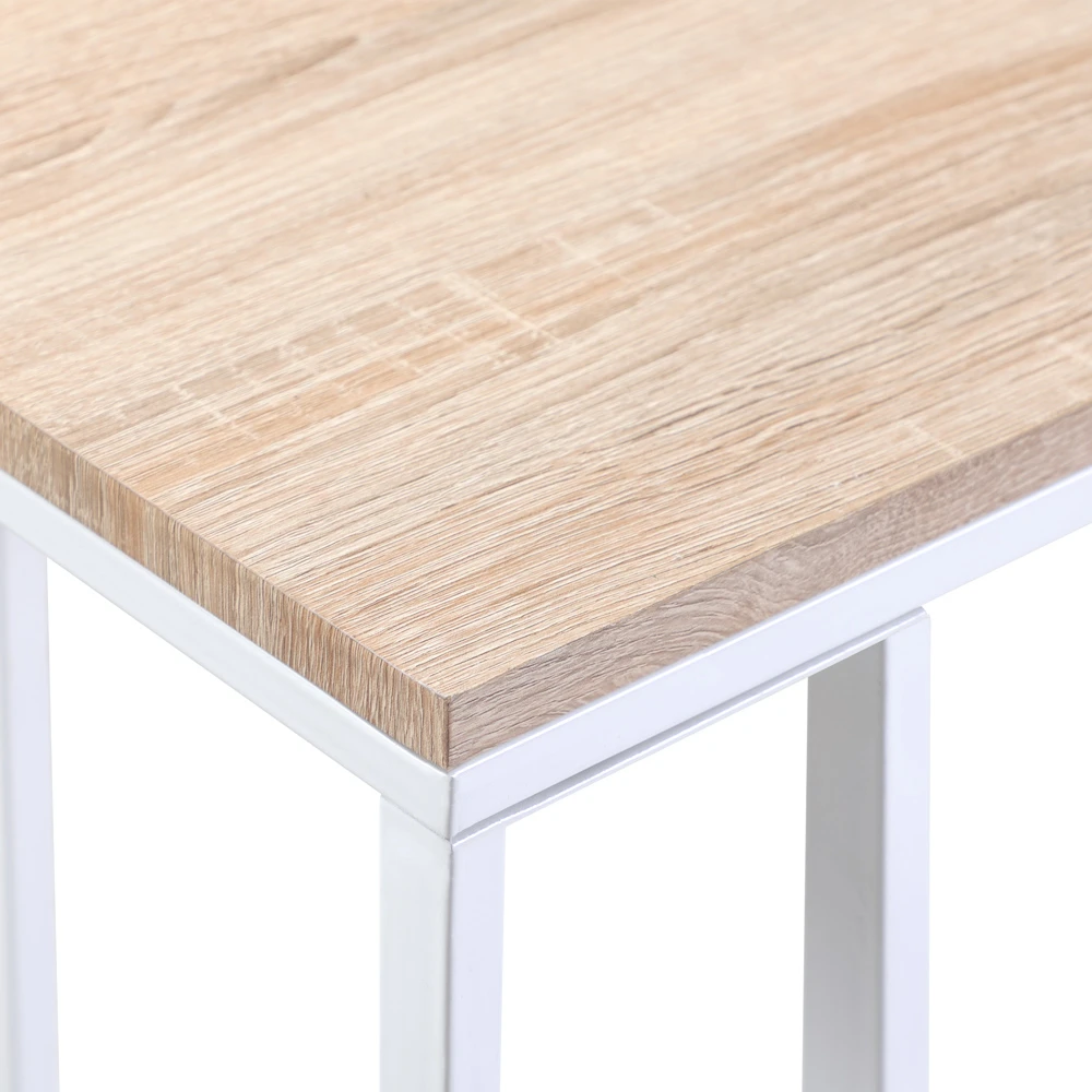 Beistelltisch Weiß 50x35x65/70cm Mit Rollen – Bild 5