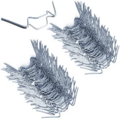 Gewächshausklammern 100er-Set Edelstahl