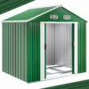Geräteschuppen Grün Metall 257x205x177,5cm