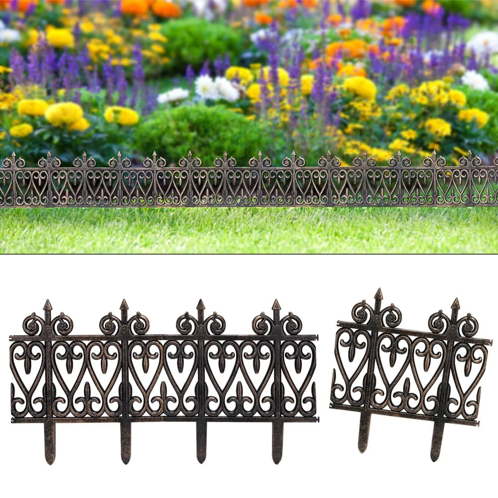 Beeteinfassung Messingoptik 1,90m