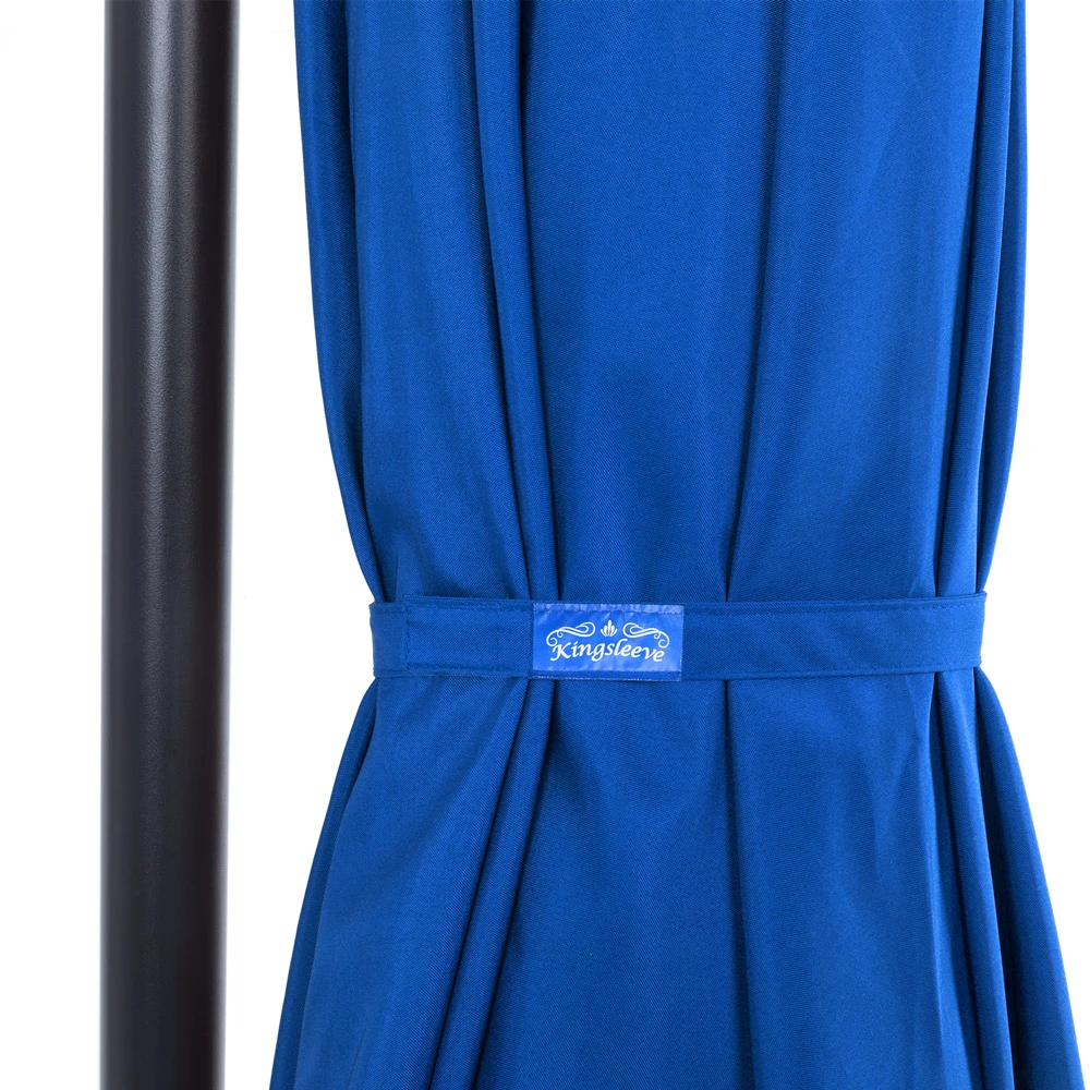 Ampelschirm Blau Alu Ø330cm Inkl. Sonnenschirmhülle – Bild 6