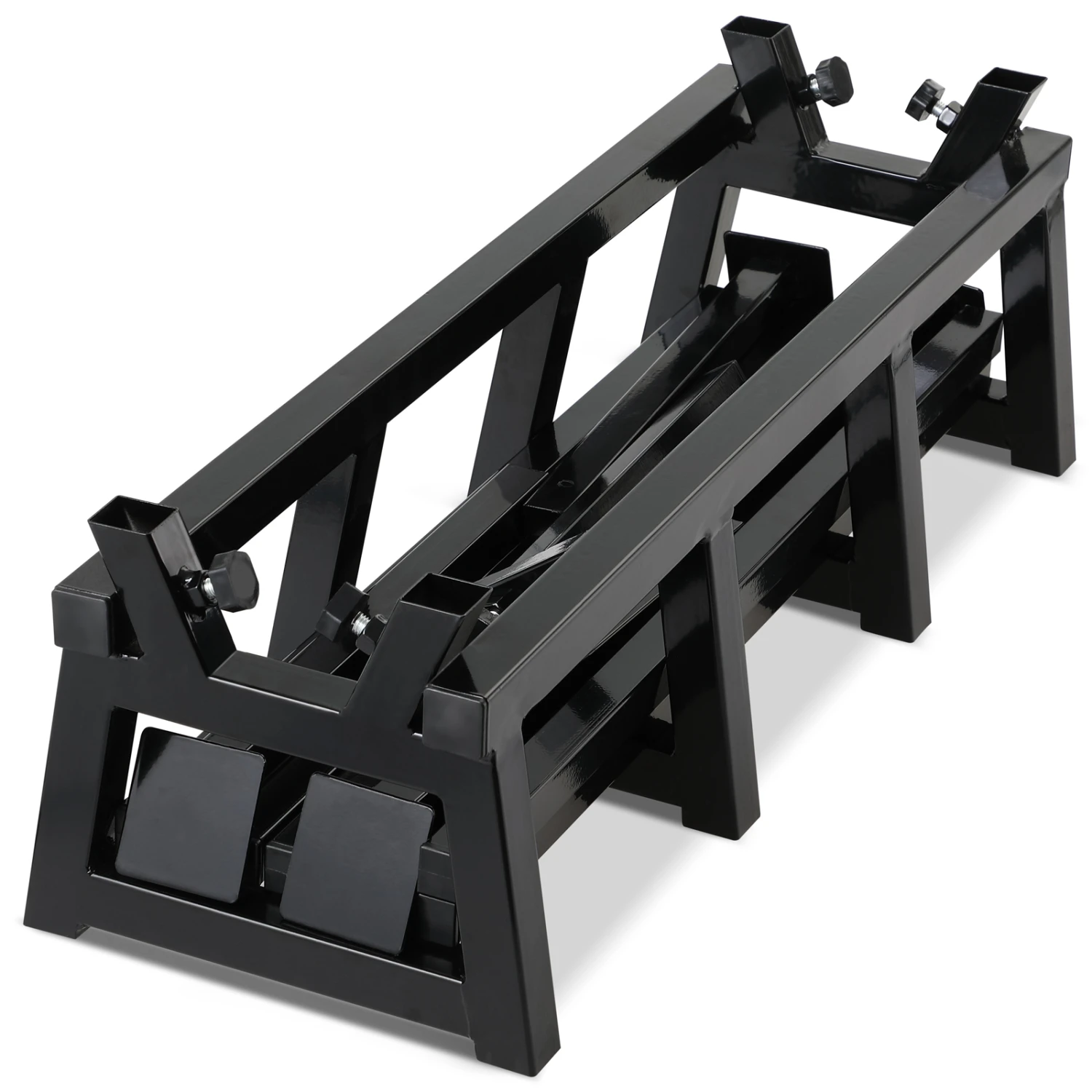 Höhenverstellbarer Holzsägebock Aus Stahl Mit Feststellbügel – Bild 3