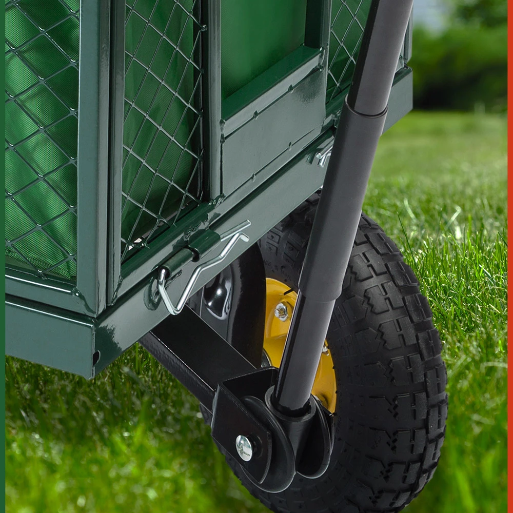 Transportwagen Grün 114x52x64cm 550kg – Bild 11