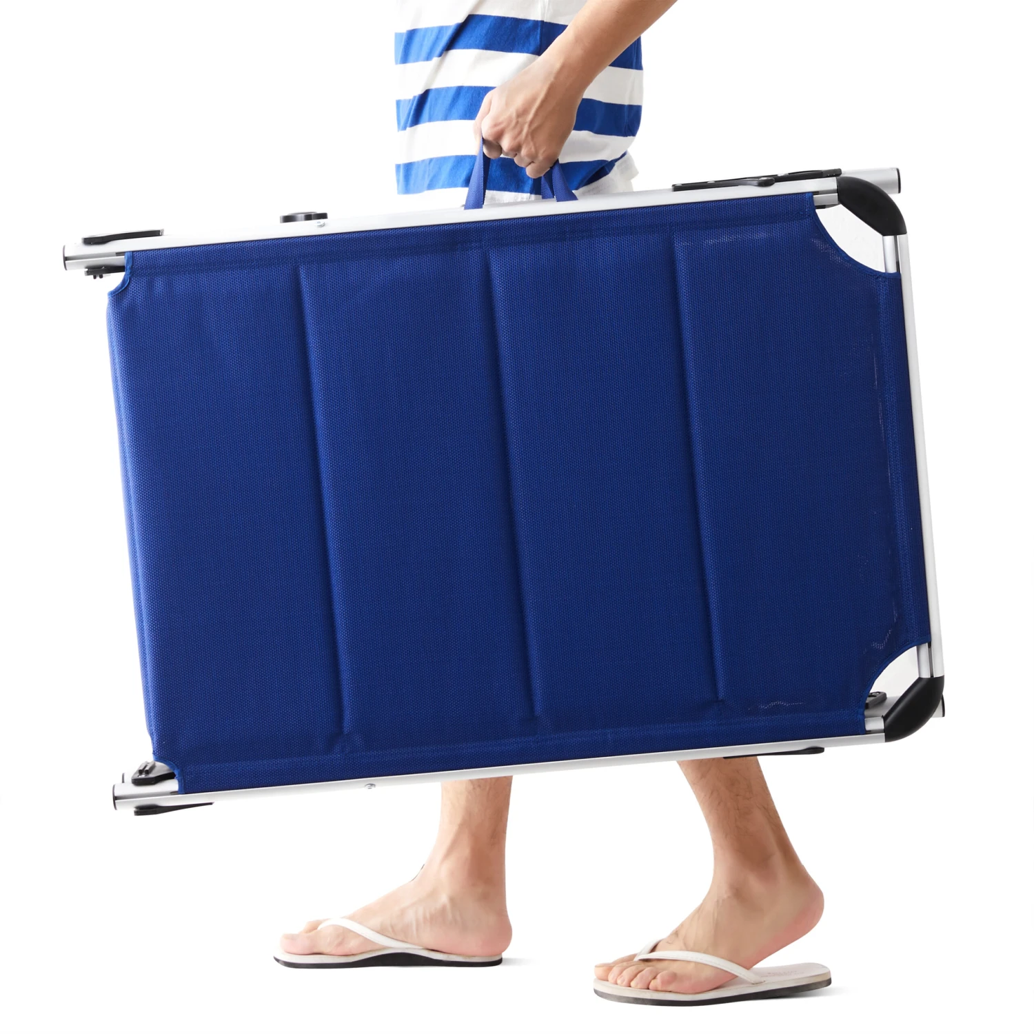 Sonnenliege Bari Blau 210x60x81cm – Bild 8