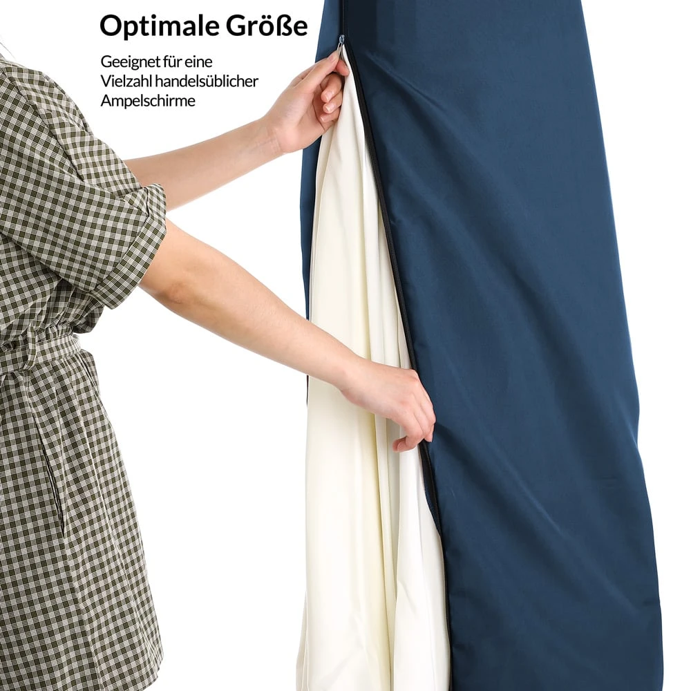 Abdeckung Ampelschirm Sonnenschirm Blau 3,5m â Bild 5