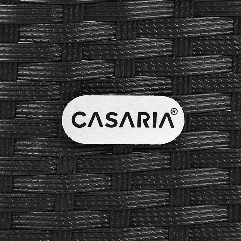 Polyrattan Bar-Set Rio 7-tlg. Schwarz Inkl. Sitzauflagen â Bild 5