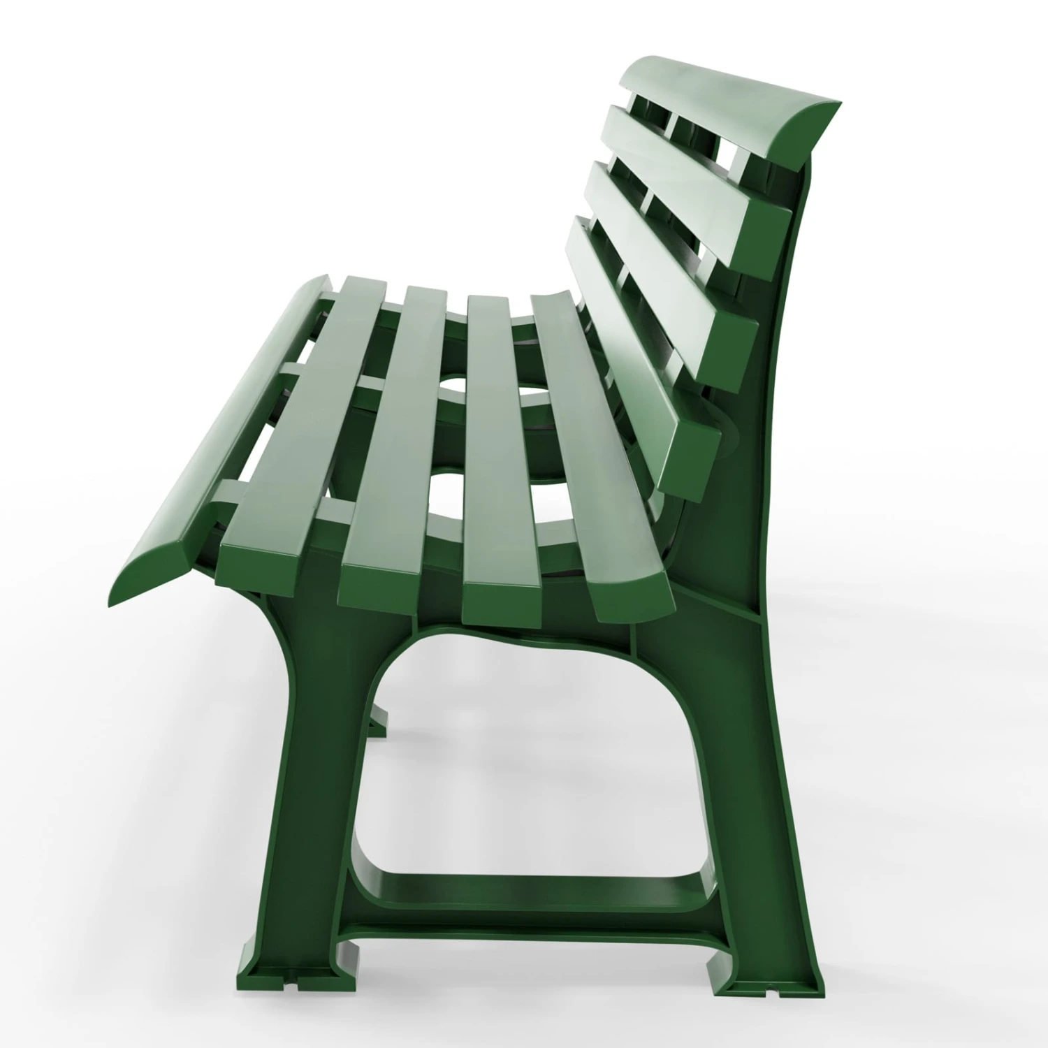 Gartenbank Orchidea Grün 145x49x74cm – Bild 8