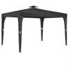 Polyrattan Pavillon Anthrazit 3x4m