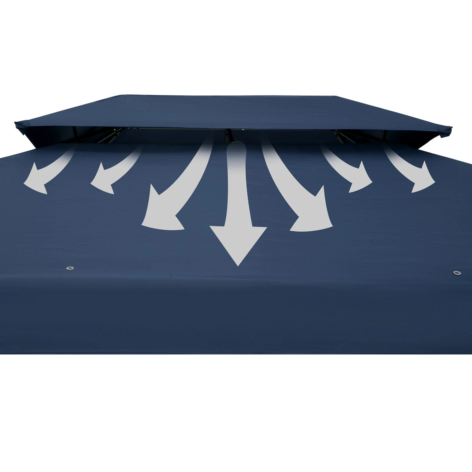 Pavillon Elda Blau XXL 3x4m – Bild 2