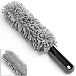 Felgen-ReinigungsbĂĽrste Grau Microfaser 34cm