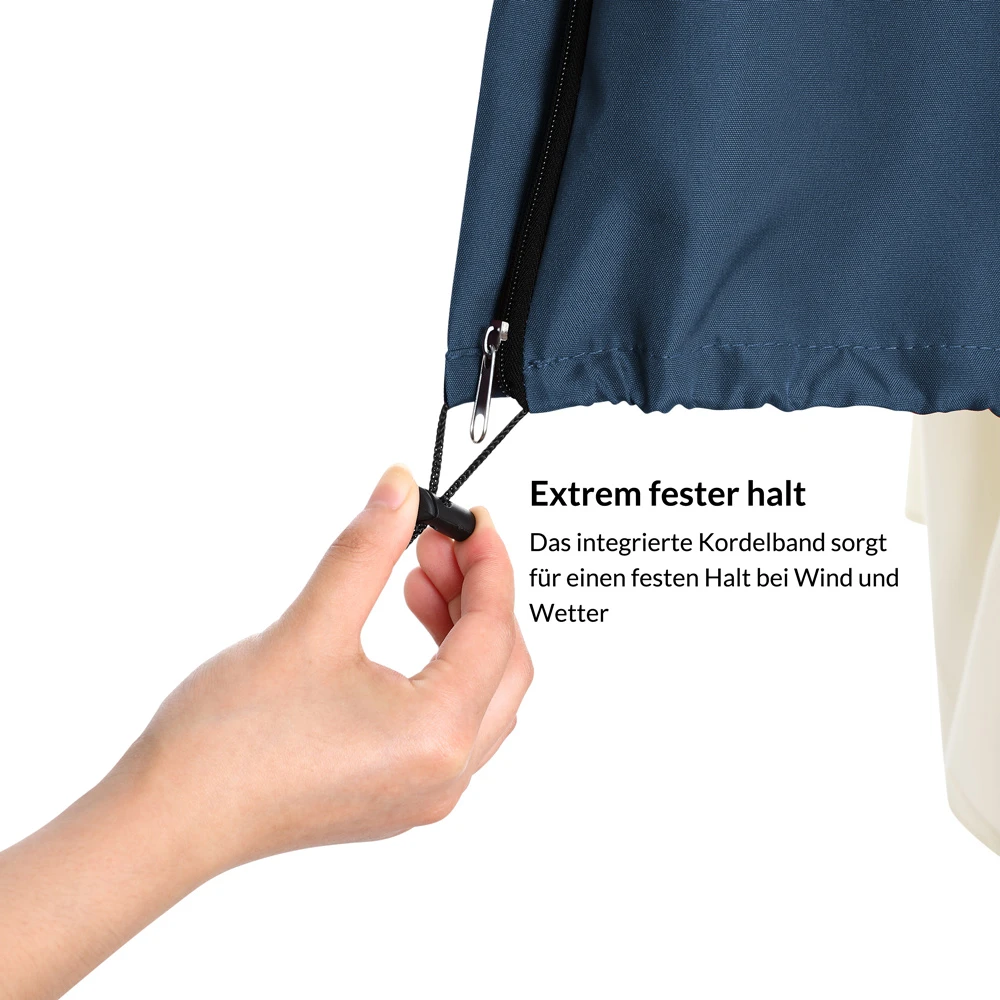 Abdeckung Ampelschirm Sonnenschirm Blau 3,5m â Bild 10