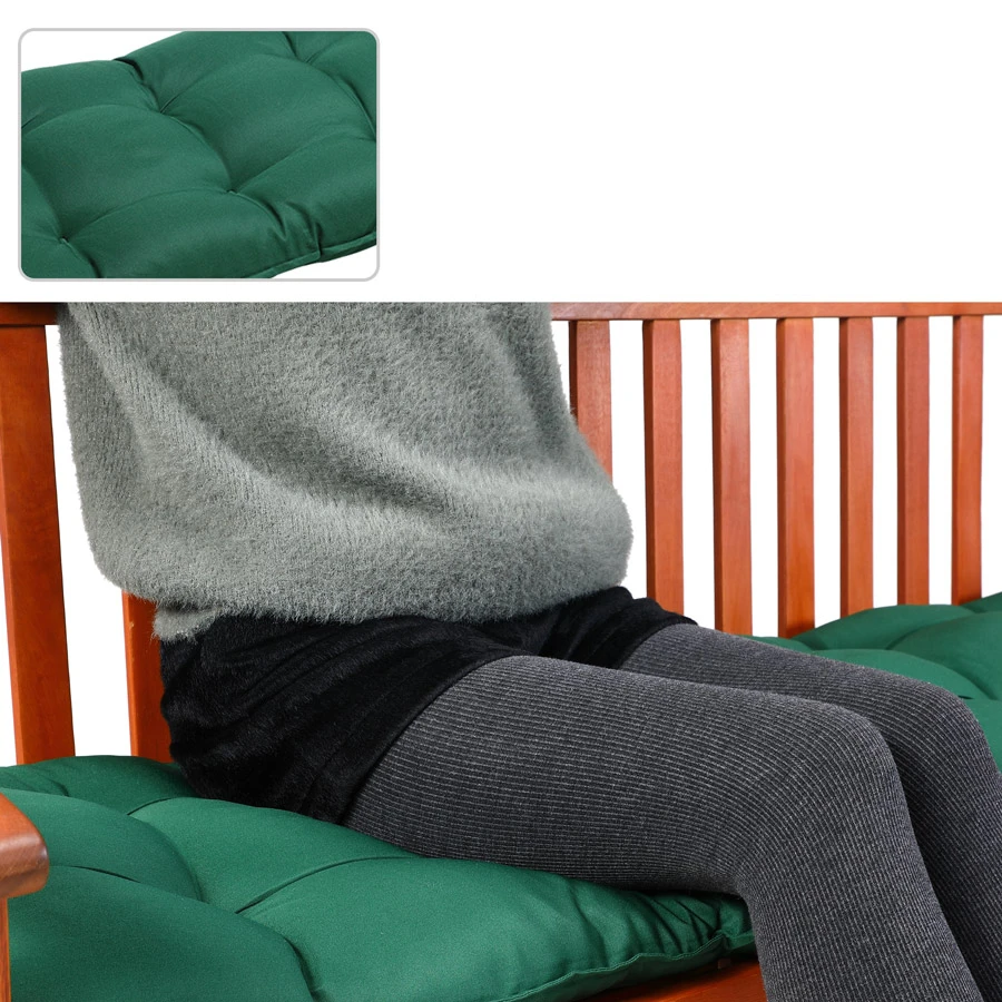 Bankauflage Grün 145x45x8cm – Bild 8