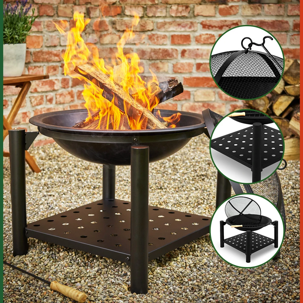 Feuerstelle Stahl Ø55cm – Bild 3