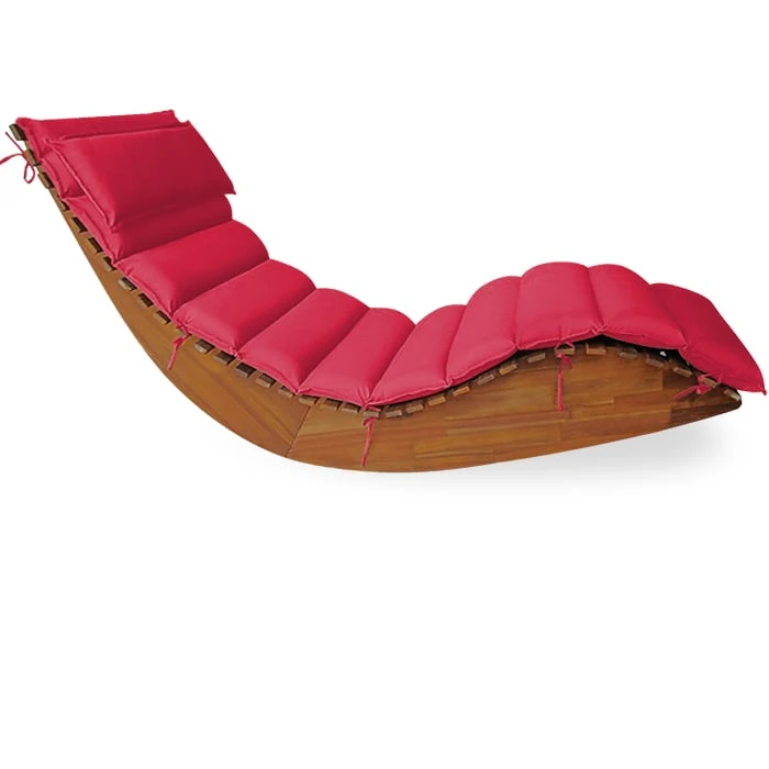 Auflage Saunaliege Creme 177x58x7cm – Bild 6