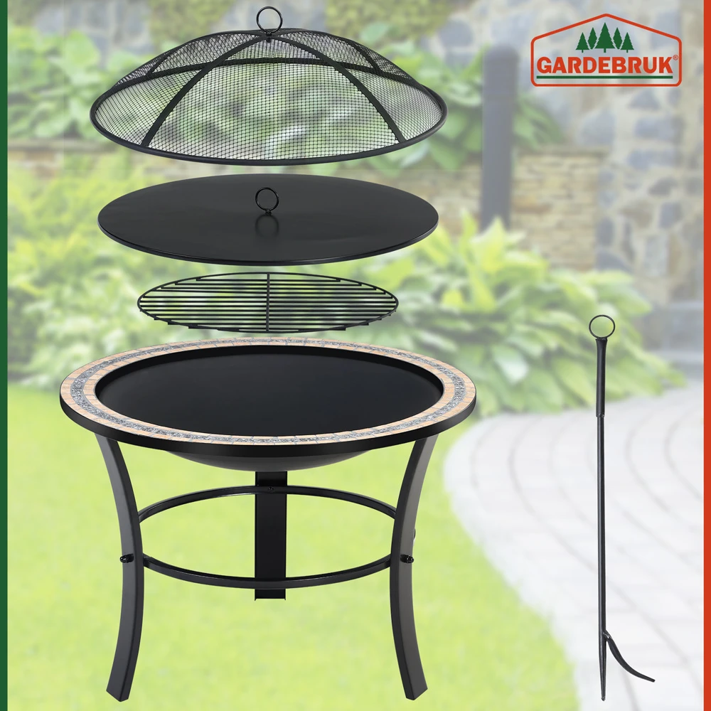 Feuerstelle Fuego Mosaik Rund – Bild 4