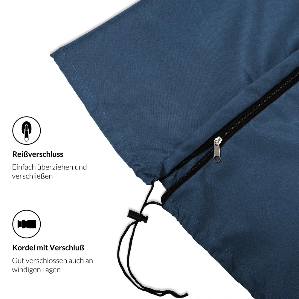 Abdeckung Ampelschirm Sonnenschirm Blau 3,5m â Bild 6