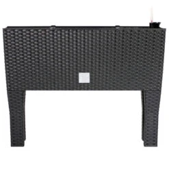Hochbeet Polyrattanoptik Anthrazit 60x25x46cm
