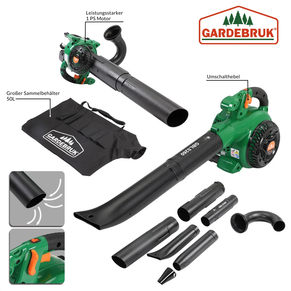 Benzin-Laubsauger 3in1 Inkl. 45l Auffangsack – Bild 8