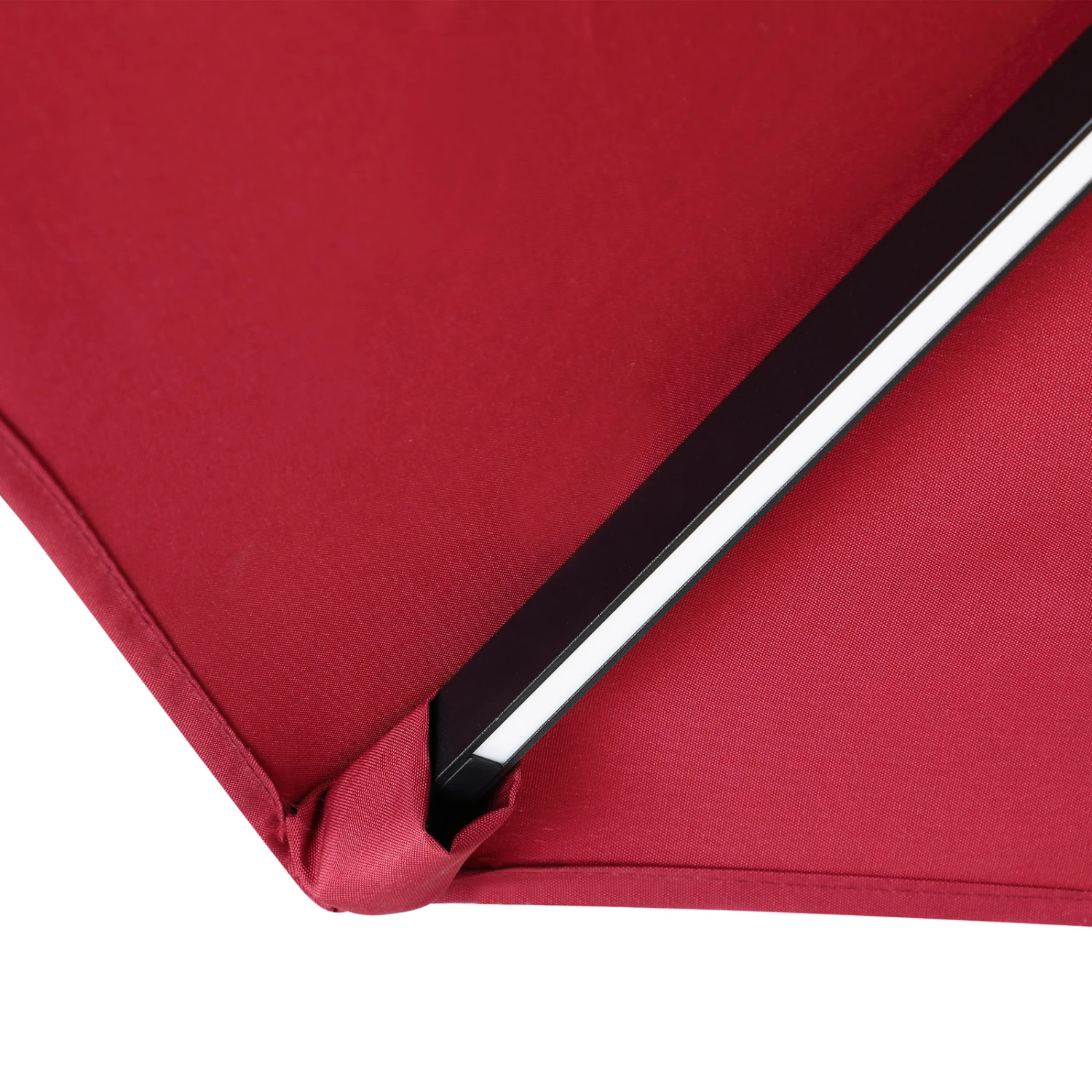 LED Solar Ampelschirm Mali Rot Ø330cm – Bild 4