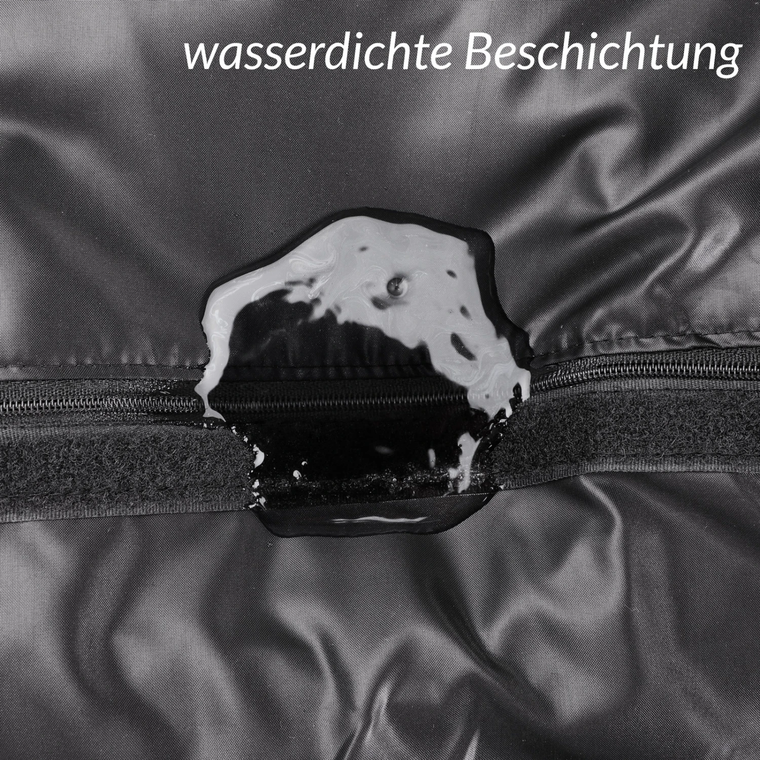 Polyrattan-Auflagenbox Schwarz 150x77x73cm Mit Rollen – Bild 18