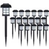 LED Solarleuchten 18er-Set Schwarz
