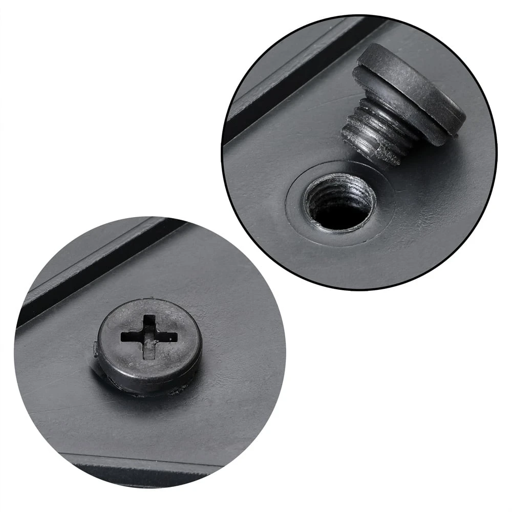 Polyrattan Blumenkasten Mit Rankgitter Schwarz – Bild 2