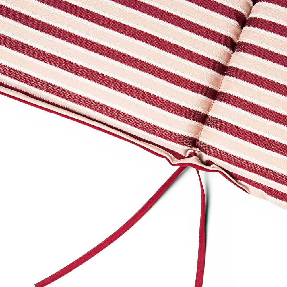 Auflage 6er-Set Vanamo Rot/Weiß Gestreift 120x45x5cm – Bild 2